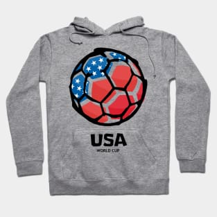 USA Football Country Flag Hoodie